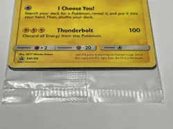 Sealed Ash's Pikachu SM108 with QR Code for Ultra Sun/Moon Pokemon TCG Near Mint - Image 4