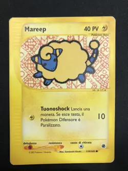 Pokemon Mareep 119/165 Expedition Unlimited Wizards ITA Carte Vintage - Image 1