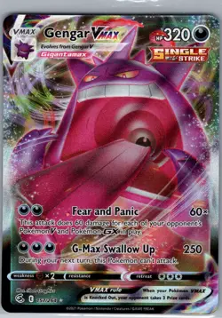 Gengar VMAX 157/264 SWSH08: Fusion Strike - Pokemon Card - NM - Image 1