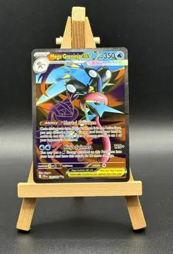 Pokemon Mega Greninja EX Full Art Mega Evolution Chaos Rising Mint CRI 100/086 - Image 1