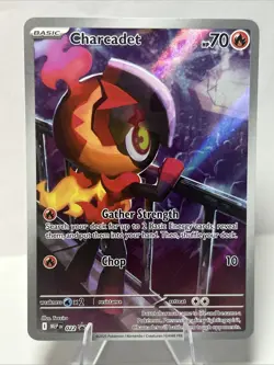 Charcadet Pokemon TCG Phantasmal Flames Full Art Black Star Promo 022 - Image 1
