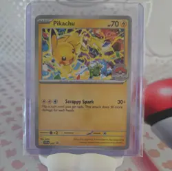 Pokemon TCG - Pikachu SVP 225 - World Championship 2025 Stamp - Black Star Promo - Image 1