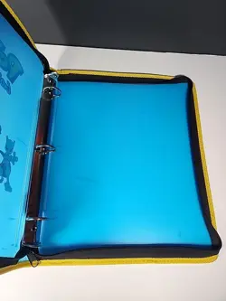 Pokemon Card Storage 3 Ring Zipper Binder Gotta Catch Em All Folder - Image 5