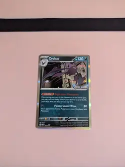 Pokemon Chaos Rising Pre Release Stamped Promo Crobat MEP 076 - Image 1