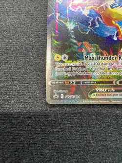 Pokemon TCG Jolteon VMAX Black Star Promo SWSH184 Mint 2021 - Image 2