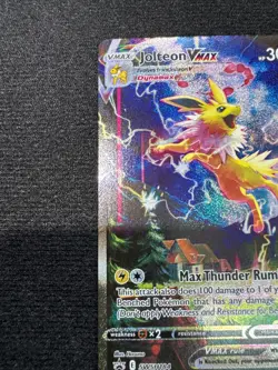 Pokemon TCG Jolteon VMAX Black Star Promo SWSH184 Mint 2021 - Image 3