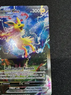 Pokemon TCG Jolteon VMAX Black Star Promo SWSH184 Mint 2021 - Image 4
