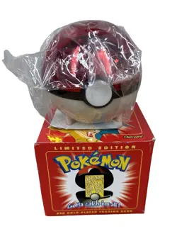 Charizard Pokemon 23K Gold Plated Trading Card 1999 Burger King SEALED Pokeball - Image 2