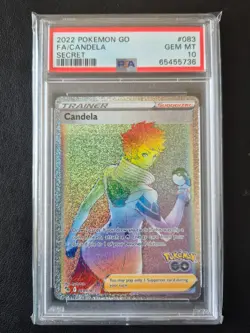 PSA 10 - SWSH Pokemon Go - Candela - 083/078 - Hyper Secret Rare - Image 1