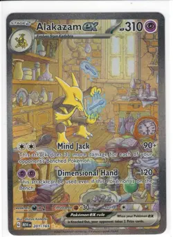 Pokemon TCG - MEW EN - Alakazam EX - 201/165 - Special Illustration Rare - Image 1