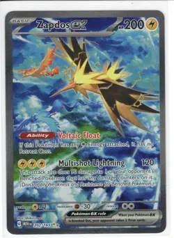 Pokemon TCG - MEW EN - Zapdos EX - 202/165 - Special Illustration Rare - Image 1
