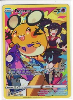 Pokemon TCG - SWSH Brilliant Stars - Dedenne - TG07/TG30 - Holo Rare - Image 1