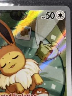 Pokemon Center Stamped Eevee #173 Prismatic Evolutions TCG Promo Card - Image 4
