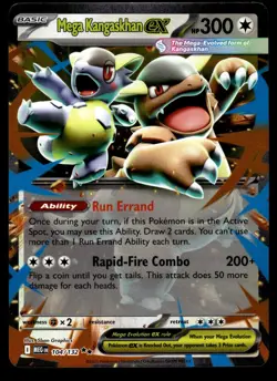 MEGA KANGASKHAN EX - 104/132 Double Rare Mega Evolution Pokemon NM - Image 1