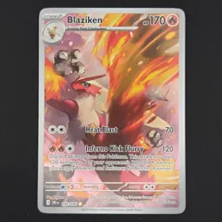 Pokemon TCG Card Blaziken 192/182 Destined Rivals Illustration Rare - NM - Image 1