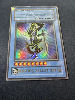 Yu-Gi-Oh Black Luster Soldier 1st Edition Ultra Rare Card TCG SYE-024 LP+ #1 C - Image 4