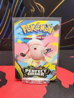 Mega Clefable Pokemon TCG Perfect Order Trainer Tips Art Card Build And Battle - Image 1