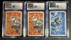 Pokemon Japanese Playing Cards Snivy, Servine, & Serperior in CGC GEM MINT 10 - Image 5