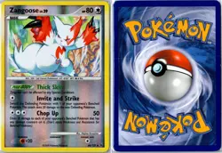 Pokemon Card - Zangoose 66/127 Platinum Uncommon Reverse Holo Lightly Played - Image 3