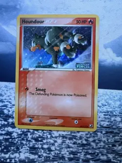 Houndour 60/115 🔥🌖 Reverse Holo STAMPED Pokemon Card EX Unseen Forces - Image 1