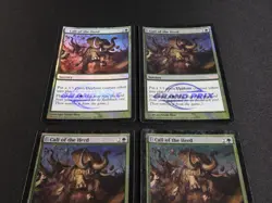 4x Call of the Herd FOIL HP [Grand Prix Promos] Mtg Magic Free Tracking! - Image 2