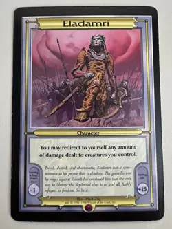 Eladamri - MTG Vanguard RARE Magic Oversized - ENGLISCH - ©1997 M/NM - Image 1