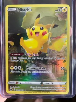PIKACHU 2023 POKEMON CROWN ZENITH GALARIAN GALLERY HOLO RARE #GG30/GG70 Q0883 - Image 1