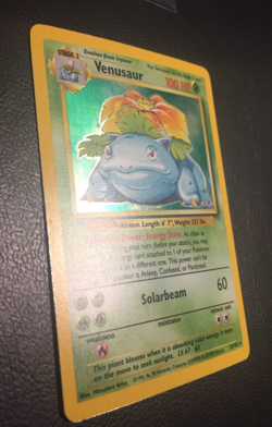 Venusaur Holo | Base Set | moderat bespielt | englisch | Bisaflor | Pokemon | + - Image 3