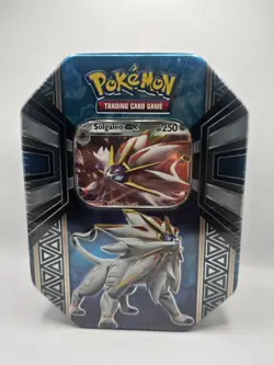 POKEMON 2017 Legends of Alola Solgaleo GX - Factory Sealed Collector Tin - Image 1