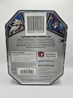 POKEMON 2017 Legends of Alola Solgaleo GX - Factory Sealed Collector Tin - Image 4