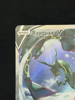 Pokemon TCG Rayquaza V Full Alt Art 194/203 SWSH07: Evolving Skies Holo NM - Image 2