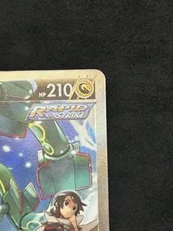 Pokemon TCG Rayquaza V Full Alt Art 194/203 SWSH07: Evolving Skies Holo NM - Image 3