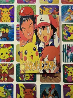 Pokemon Charizard Vintage Pocket Monsters Vending HOLO Prism Sticker 99 Nintendo - Image 1