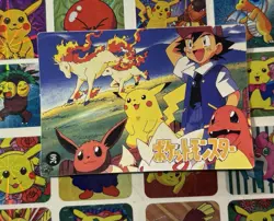 Pokemon Charizard Vintage Pocket Monsters Vending HOLO Prism Sticker 99 Nintendo - Image 4