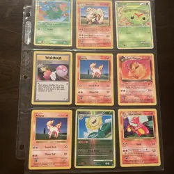 Lot of Vintage pokemon cards. 1999 cards too and base set 1 Shadowless - Image 1