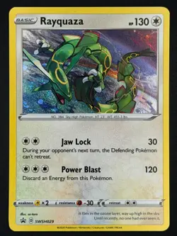 Rayquaza SWSH029 Holo Promo Sword & Shield Promo Pokemon Near Mint - Image 1