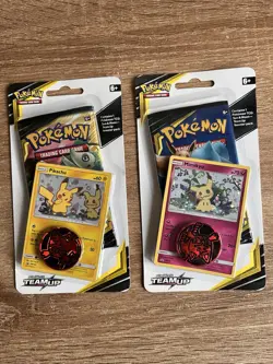 Pokemon Team Up Mimikyu Blister And Pokemon Team Up Pikachu Blister Pair - Image 1