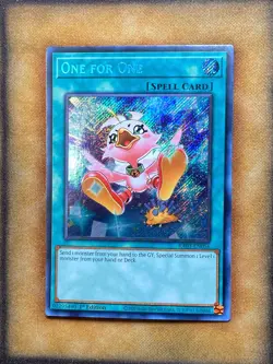 Yugioh One for One RA03-EN056 Secret Rare 1st Ed NM - Image 1
