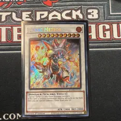 YuGiOh! BLMM-EN150 Jurrac Meteor 1st Edition Secret Rare NM - Image 1