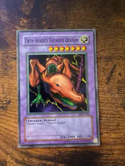 Twin-Headed Thunder Dragon - MRD-120 - Unlimited - Super Rare - LP - Image 1
