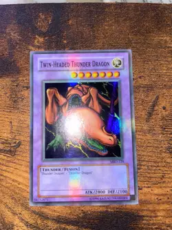 Twin-Headed Thunder Dragon - MRD-120 - Unlimited - Super Rare - LP - Image 2