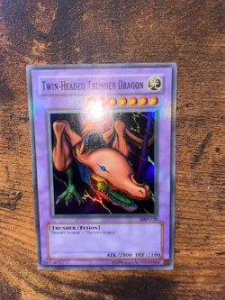 Twin-Headed Thunder Dragon - MRD-120 - Unlimited - Super Rare - LP - Image 3