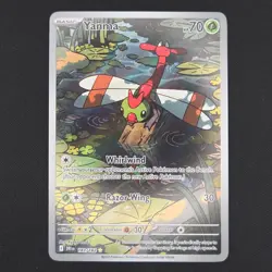 Pokemon TCG Card Yanma 183/182 Destined Rivals Illustration Rare - NM - Image 1