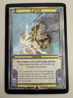 Lyna - MTG Vanguard RARE Magic Oversized - ENGLISCH - ©1997 M/NM - Image 1