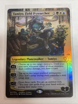Tamiyo, Field Researcher (Borderless) Commander: Bloomburrow Foil #100 Mythic - Image 1