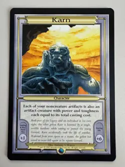 Karn - MTG Vanguard RARE Magic Oversized - ENGLISCH - ©1997 M/NM - Image 1