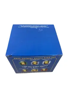 1999 Pokemon Burger King Charizard 23K Gold Plated Card & SEALED Pokeball BLUE - Image 5