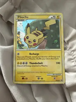 Pikachu Pokemon Holo Card HGSS Promo HGSS03 (LP) - Image 1