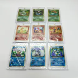 Pokemon Classic 9-Card Set Bulbasaur Ivysaur Venusaur Charmander Charizard Blast - Image 1