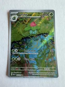 Pokemon TCG Ivysaur Scarlet & Violet 151 Special Illistration Rare 167/165 - Image 1